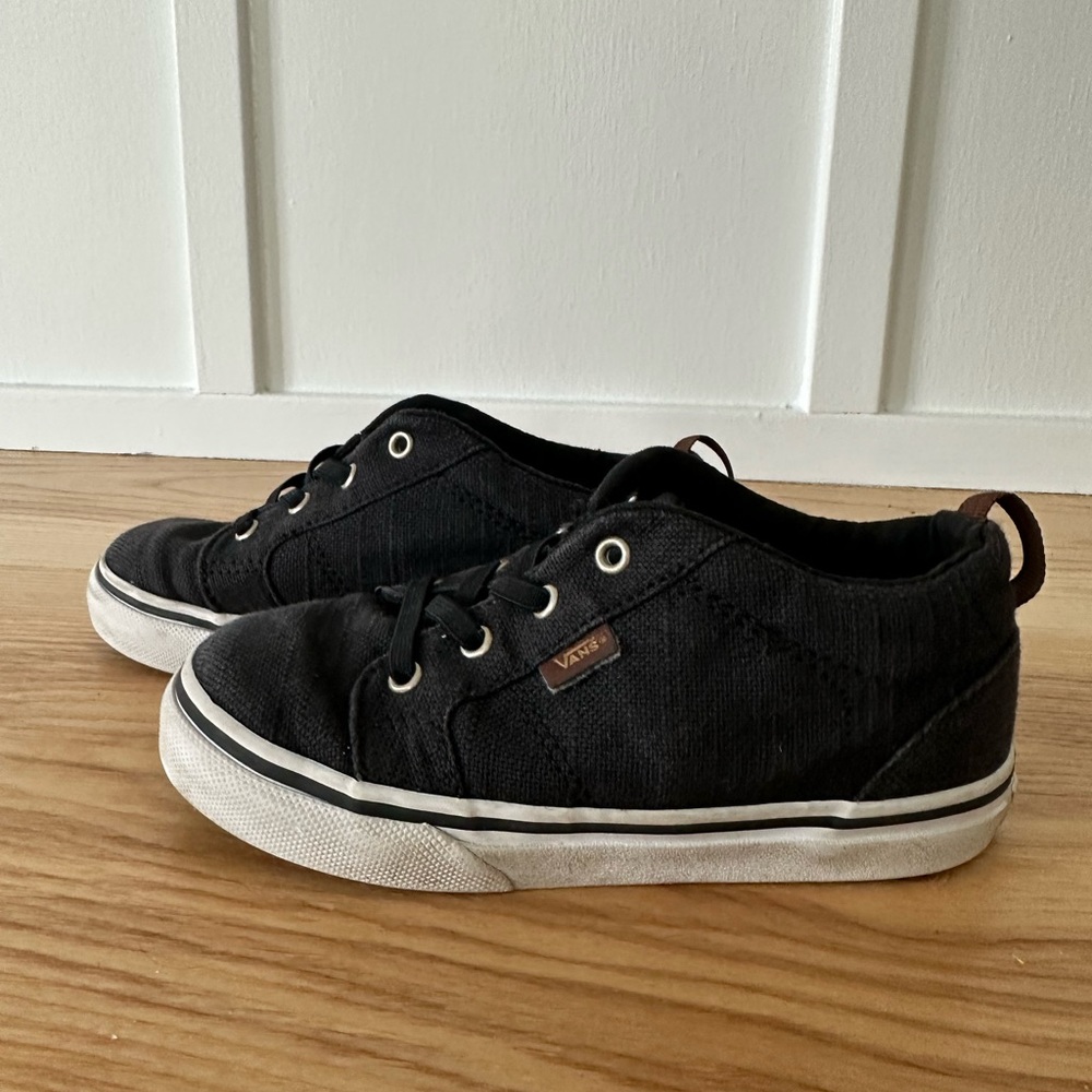 Black slip on vans